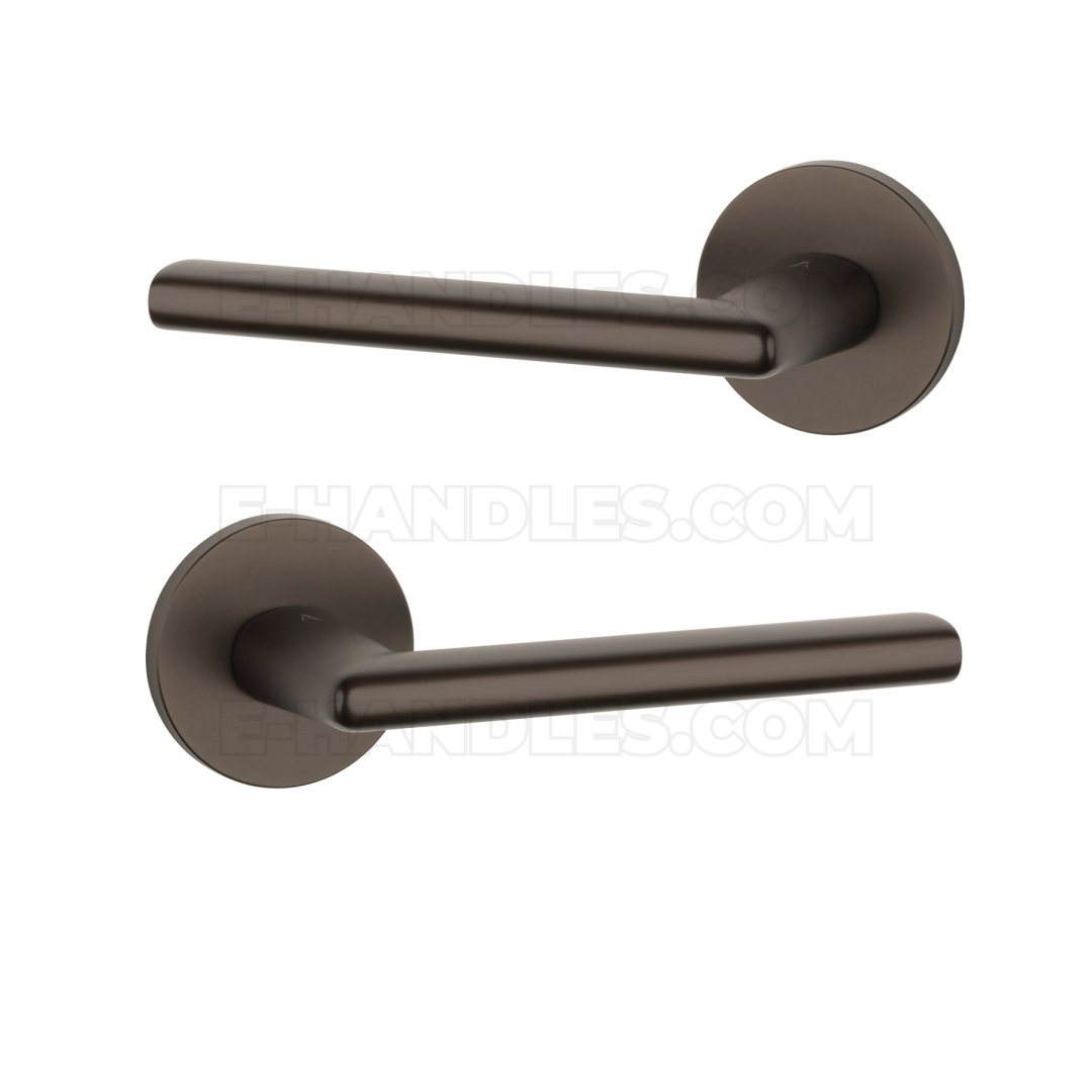 APRILE KALMIA R slim 7 mm BR - brązowy - klamka do drzwi